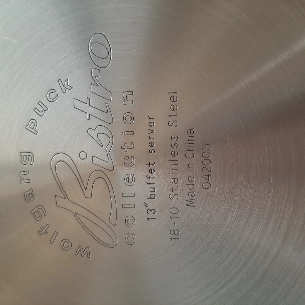 Wolfgang Puck Bistro Stainless Steel Buffet Server with Lid
